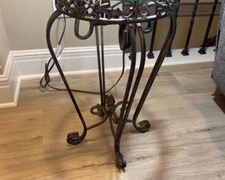 Pair of Iron End Tables