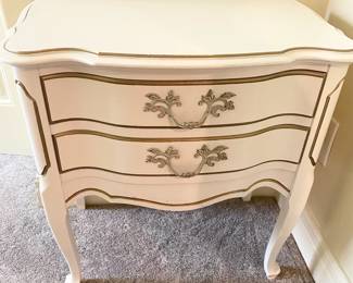 Vintage French Provincial Dresser Set - Dresser, End Table,  Bed Frame & Sitting Chair