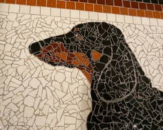 Mosaic Dachshund Coffee Table