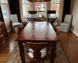 Restoration Hardware dining room table
