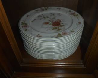 Mid century China set 12 place setting - 'Versatone' pattern Noritake Japan Hofgarten
