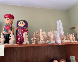 . . . more figurines