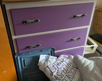 . . . cool purple and lilac dresser