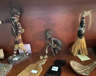 . . . more great wood-carved pieces