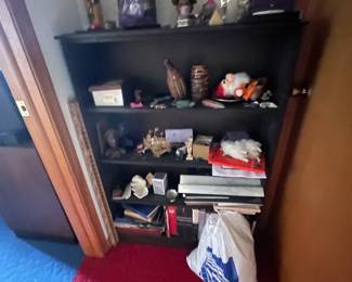 . . . bookshelf and treasures