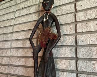 . . . native wood carving