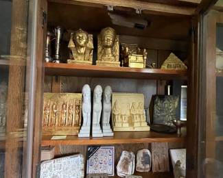 . . . more Egyptian artifacts