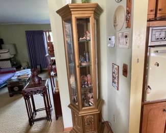 . . . mini curio cabinet