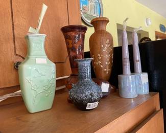 . . . vases and candle holders