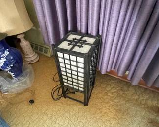 . . . Asian-style table lamp