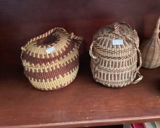 . . . excellent hand-woven baskets