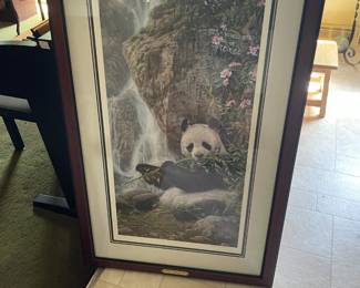 . . . signed-by-artist Panda piece