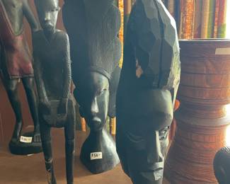 . . . more hand-carved pieces