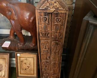 . . . wood-carved folk art