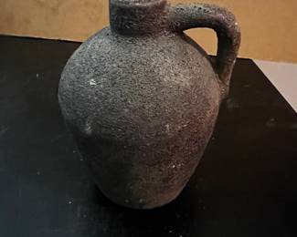 Rare Roycrofters mini-jug, sand glaze