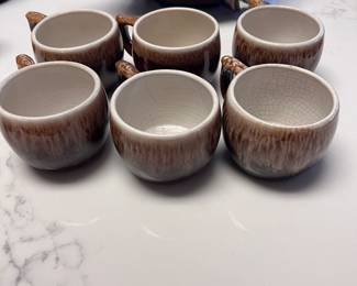 Drip glaze cups