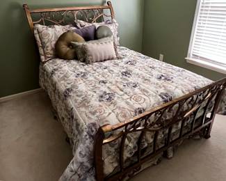 Brass bed