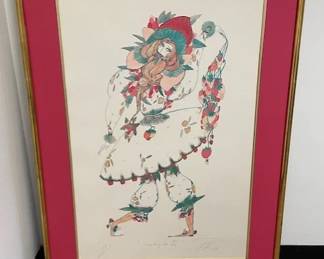 $160 USD    1980's Strawberry Artist Proof Signed Lithograph EK221-55    This vibrant and unique 1980's Strawberry Artist Proof Signed Lithograph is a true conversation piece. With its bold colors and playful design, it's sure to add a touch of fun to any room. Signed by the artist, it's a one-of-a-kind addition to your art collection.
Dimensions: 30 x 42"H
Condition: Very good condition.
Local pick up Merrifield, VA.  Contact us for shipper suggestions.    https://goodbyhello.com/products/copy-of-signed-borsosm-1962-2-men-on-horses-etching-ek221-54?_pos=41&_sid=2469c3f2f&_ss=r