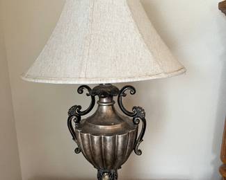$ 80 Pair of silver/ black lamps 35



