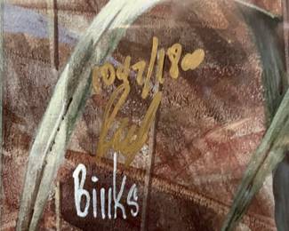 $120 2 Egret prints signed by Billks #1047/1800 26W x 45H