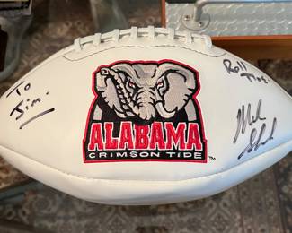 #2 $125 Autographed Mike Shula Alabama Football no COA