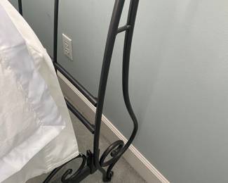 #34 - NOW $485 was $700 -Iron Bed Queen with barely used mattress 64"Wx46"H