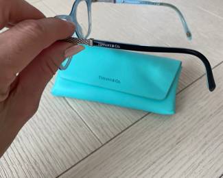 #74- $60 -Tiffany Black & Blue Glasses (no bag)