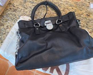 #96 - $36 - Michael Kors black purse 