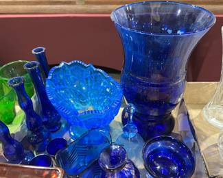 cobalt blue glass
