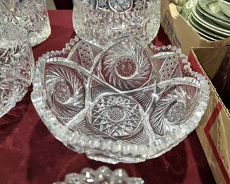 cut crystal bowls