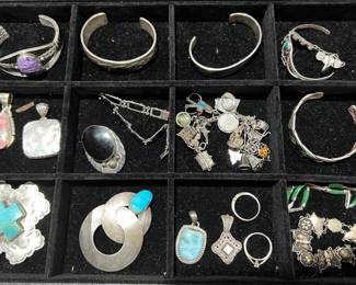 Native American Sterling jewelry (many signed!)