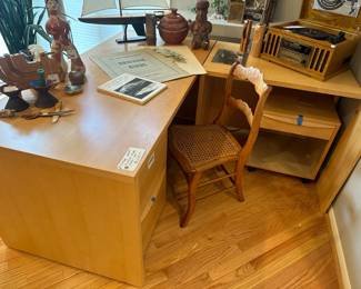 Vintage Jesper Modular Maple Desk Set