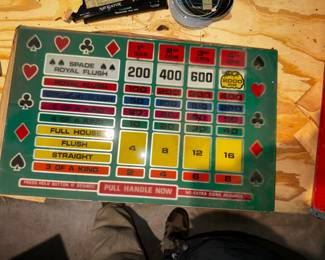 5-Slot Machine Reel Glass 