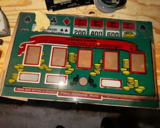 5-Slot Machine Reel Glass 