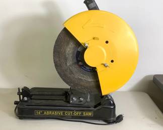 NIAB202 14 in Abrasive CutOff Saw Machinery Saw cut-off made by Tools Exchange Inc. Was tested and works.
