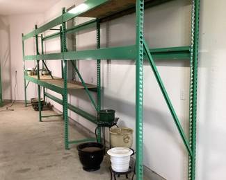 NIAD108 Commercial Steel Shelving Lot #2	Warehouse, adjustable storage shelves.
