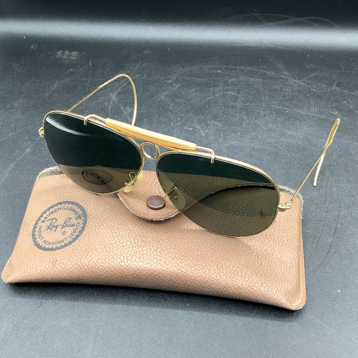 Vintage Ray Ban Shooters with Case