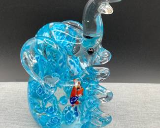 Crystal Elephant Paperweight