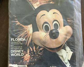 Look magazine from 1971 the last year they were printing. Disney World opens in Florida