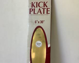 Solid Brass Door Kick Plate 6" x 30", Brainerd brand new.