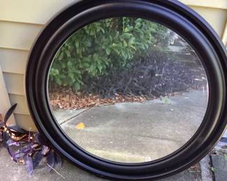 32 inch round wall mirror
