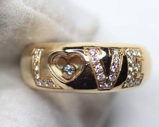 CHOPARD LOVE 18K DIAMOND RING