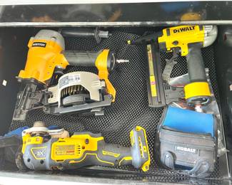 DeWalt and Bostitch Tools