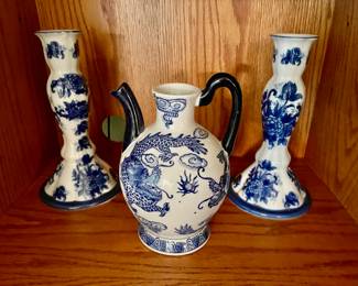 Blue and White Decor