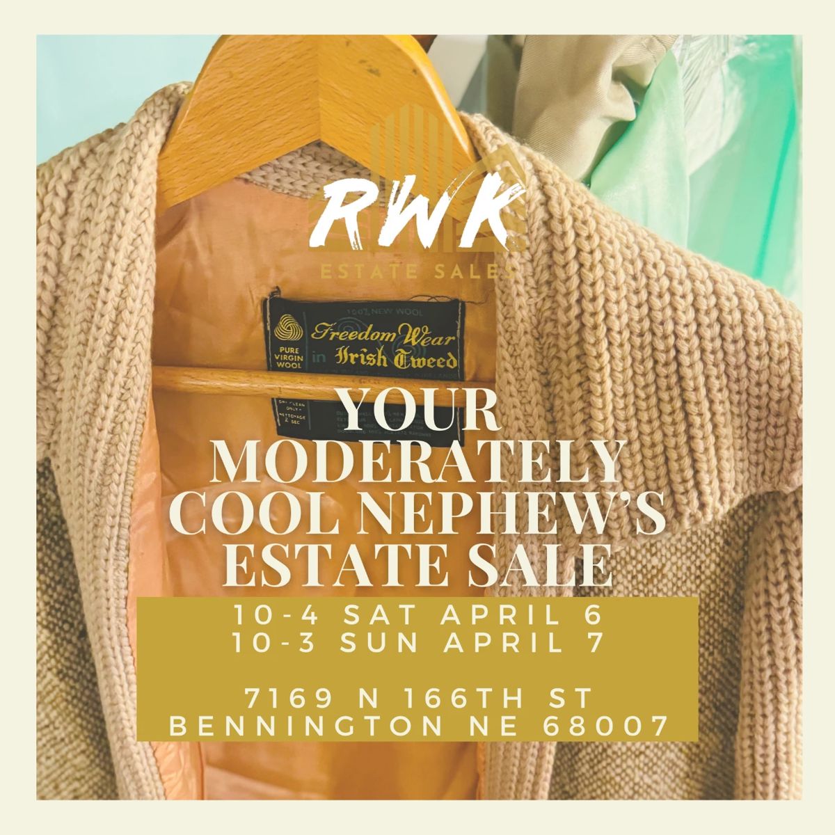 Dark Filtered Bake Sale Instagram Post