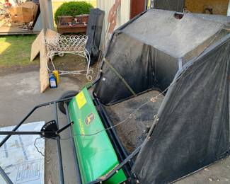 Sweeper for lawn mower