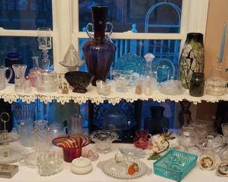Blenko, Enesco, glass, vases, decor