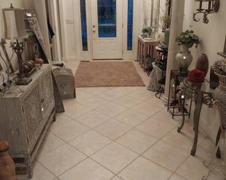 decor, vases, stands, cabinets