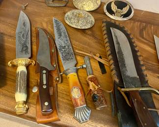 Franklin Mint Bowie knife collection