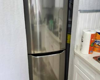 Stainless steel LG refrigerator